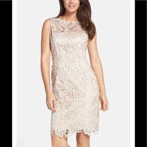 ❌SOLD❌ Adrianna Papell Illusion Dress Lace 2P